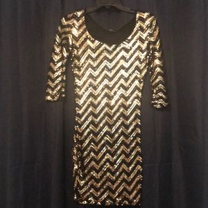 Chevron homecoming dress